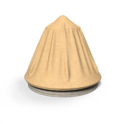 Budge Water-Resistant Outdoor Fountain Cover, All-Seasons, Nutmeg, 30"L x 30"W x 48"H - 30"L x 30"W x 48"H