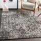 Esther Vintage Traditional Area Rug - 7'10" x 10'3" - Charcoal