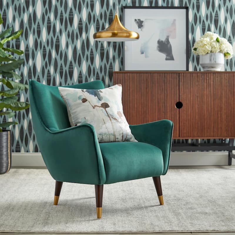 angelo:HOME Cove Scoop Back Chair - Emerald Green