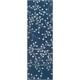 preview thumbnail 178 of 196, Sakura Handmade Transitional Floral Wool Area Rug 2'6" x 8' Runner - Navy - Runner/Rectangle