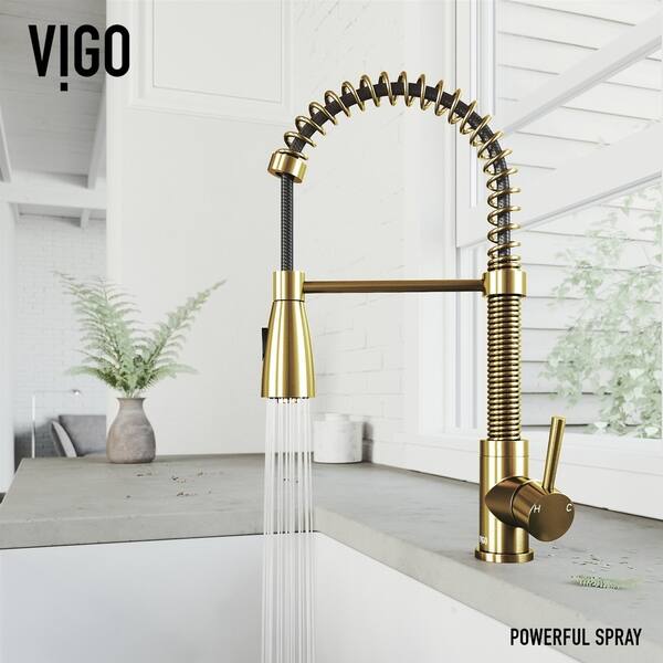 Shop Single Hole Single Handle Brant Pull Down Sprayer Kitchen