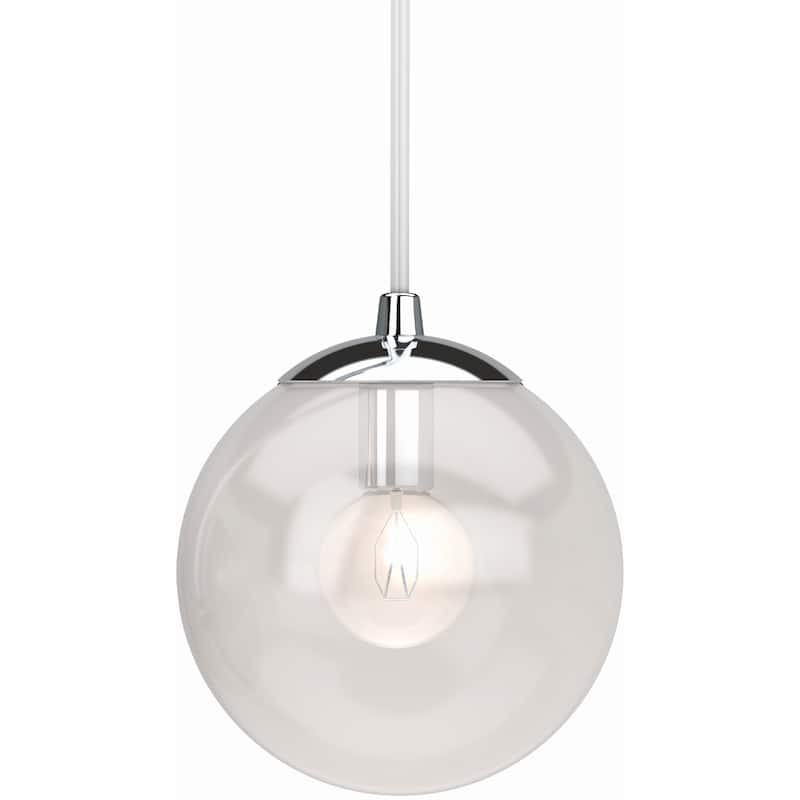 Volume Lighting Lawrence 1-Light Chrome Mini Hanging Pendant
