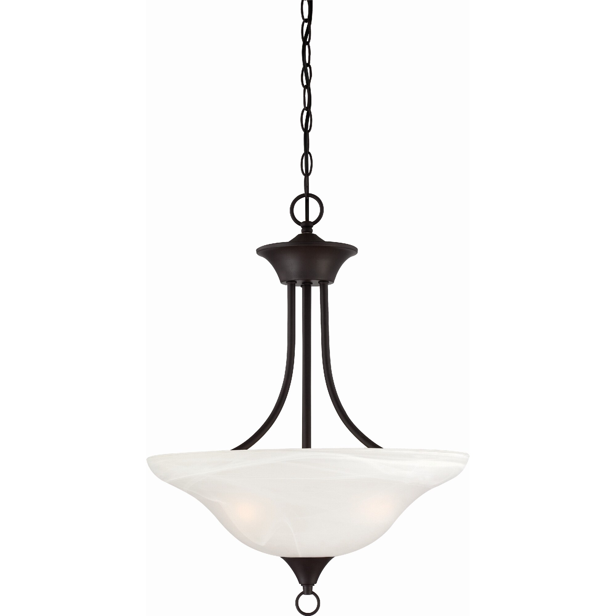 Volume Lighting Trinidad 3-Light Antique Bronze Bowl-Shaped Pendant Antique  Bronze Bed Bath  Beyond 30237276
