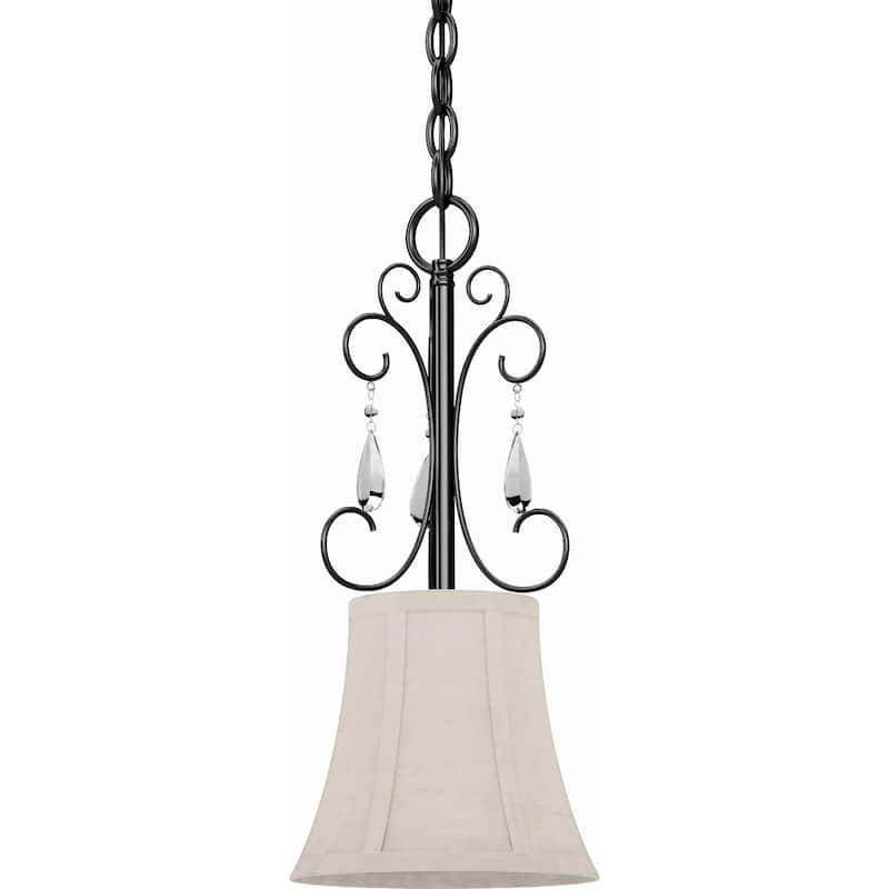 Volume Lighting Ava 1-Light Foundry Bronze Mini Hanging Pendant - Foundry Bronze
