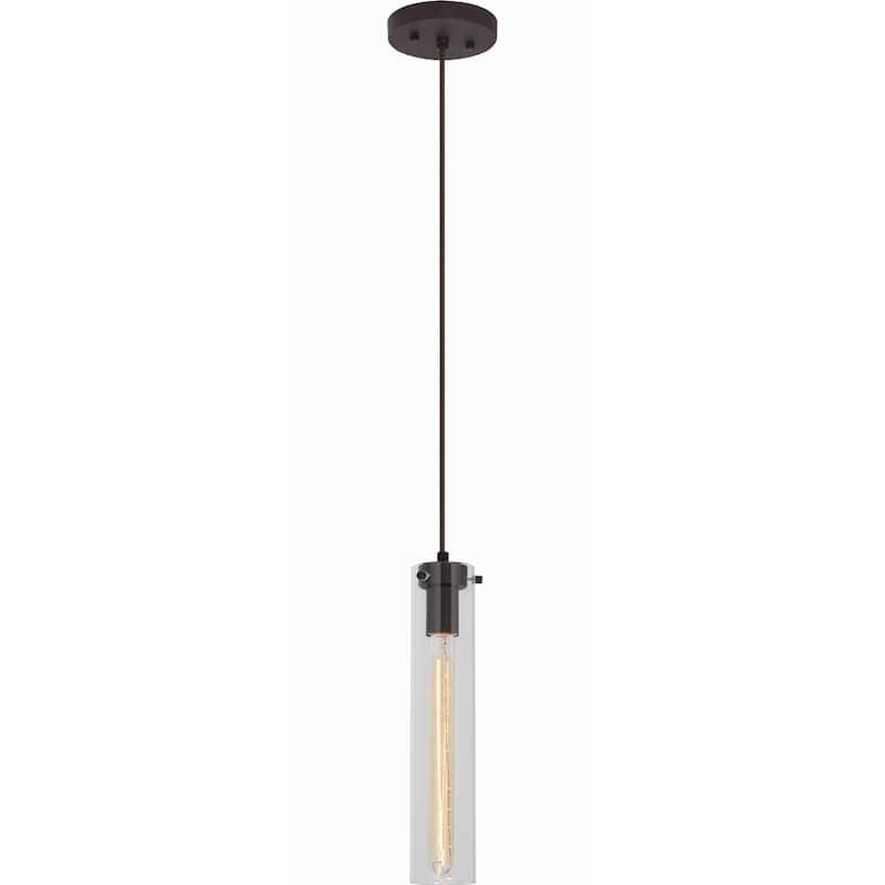 Volume Lighting Prelude 1-Light Indoor Antique Bronze Mini Pendant - Antique Bronze