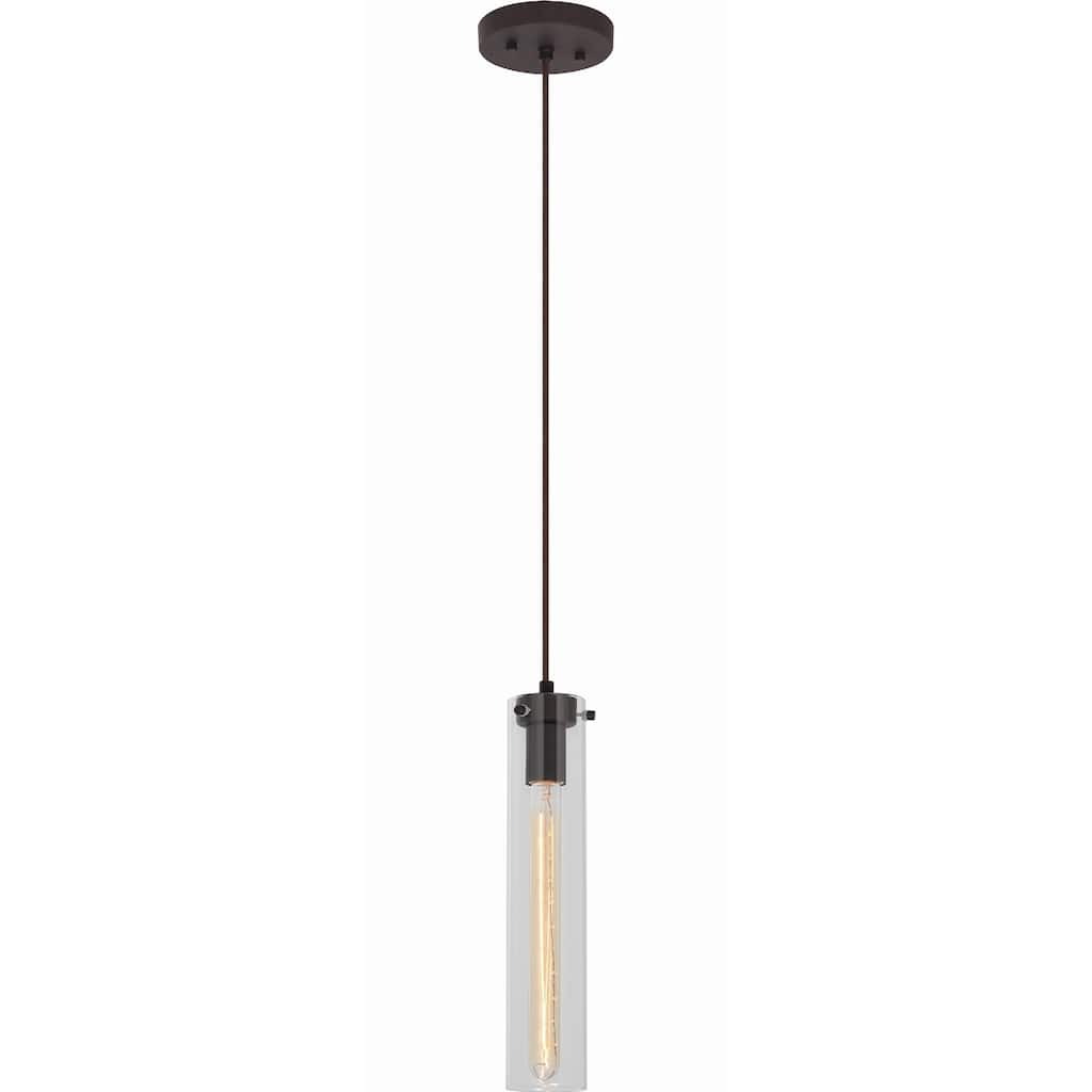 Volume Lighting Prelude 1-Light Indoor Antique Bronze Mini Pendant - Antique Bronze