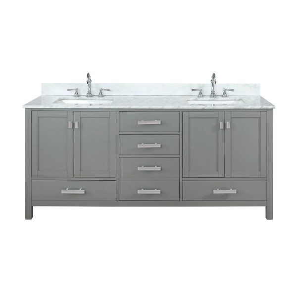 Valentino 72" Single Vanity in Gray