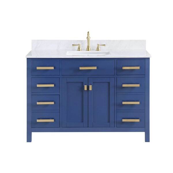Valentino 48" Single Vanity in Blue