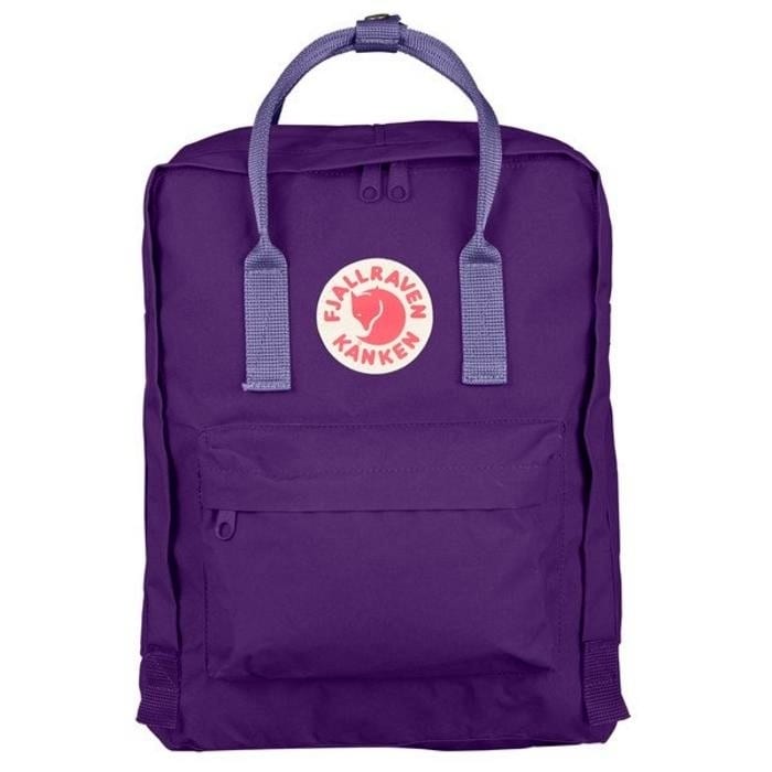 purple backpack with wheels