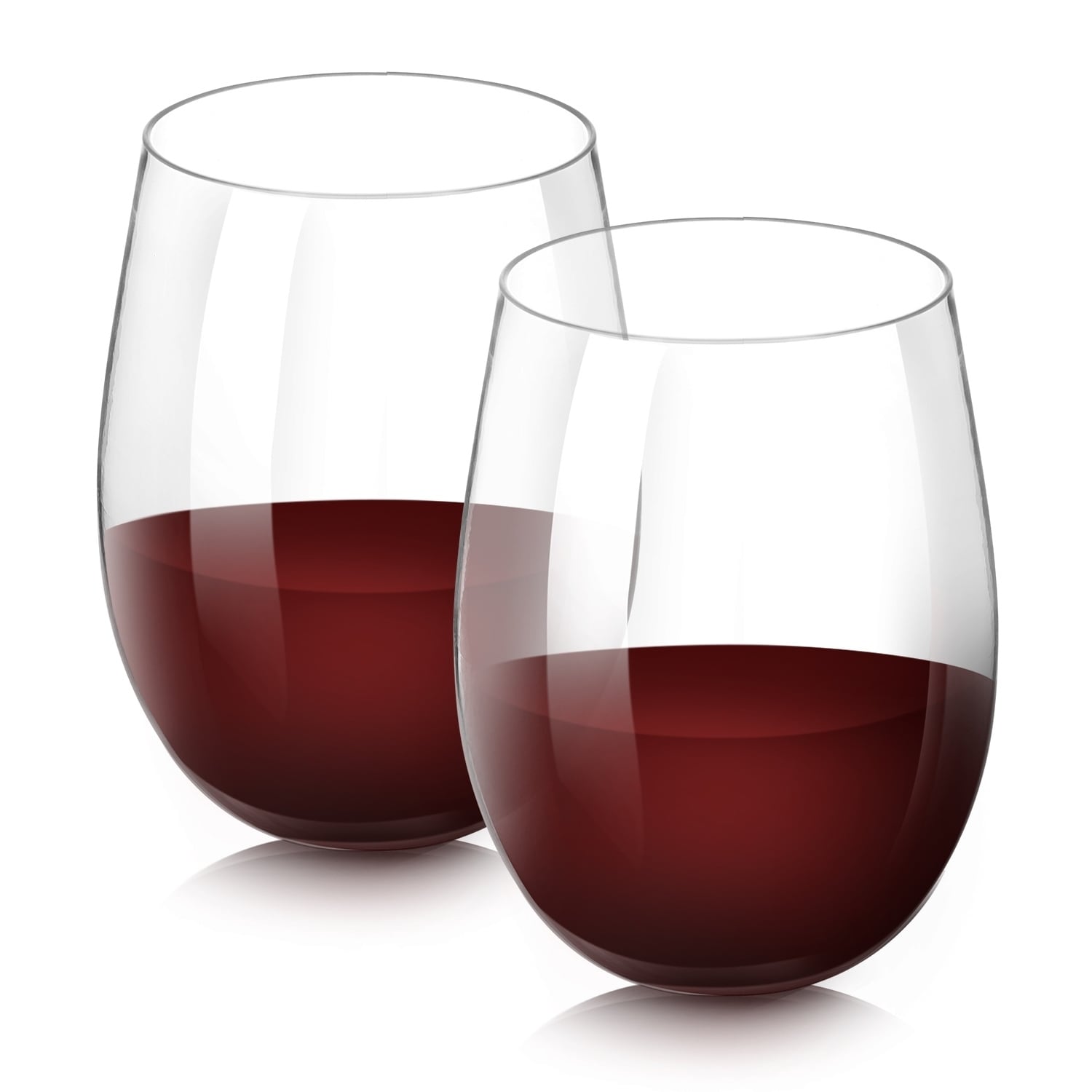 Shop Sleekdine Unbreakable Stemless Wine Glasses Shatterproof