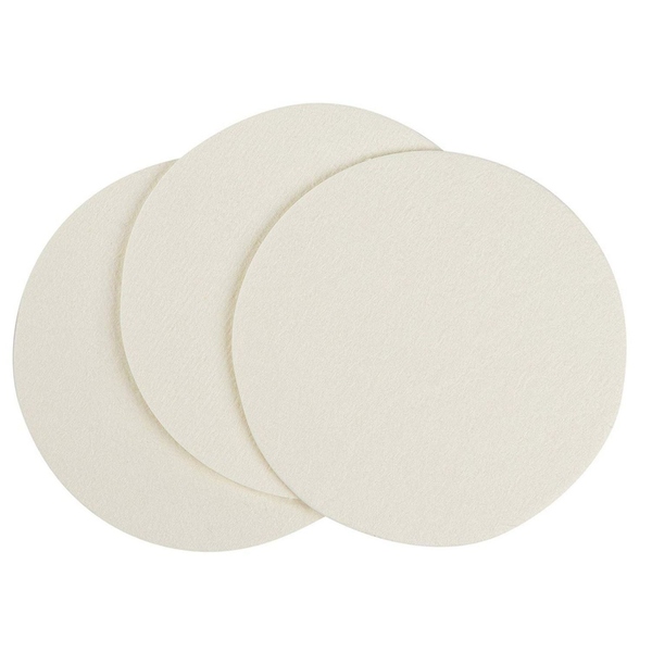 Juvale 150-Pack Disposable Round Cardboard Paper Heavyweight Coasters 4 Inches Plain Blank Design