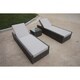 New Fashion 2  Sun Lounge Chair Set with 12cm Deep Cushion and Table - N/A - Thumbnail 1