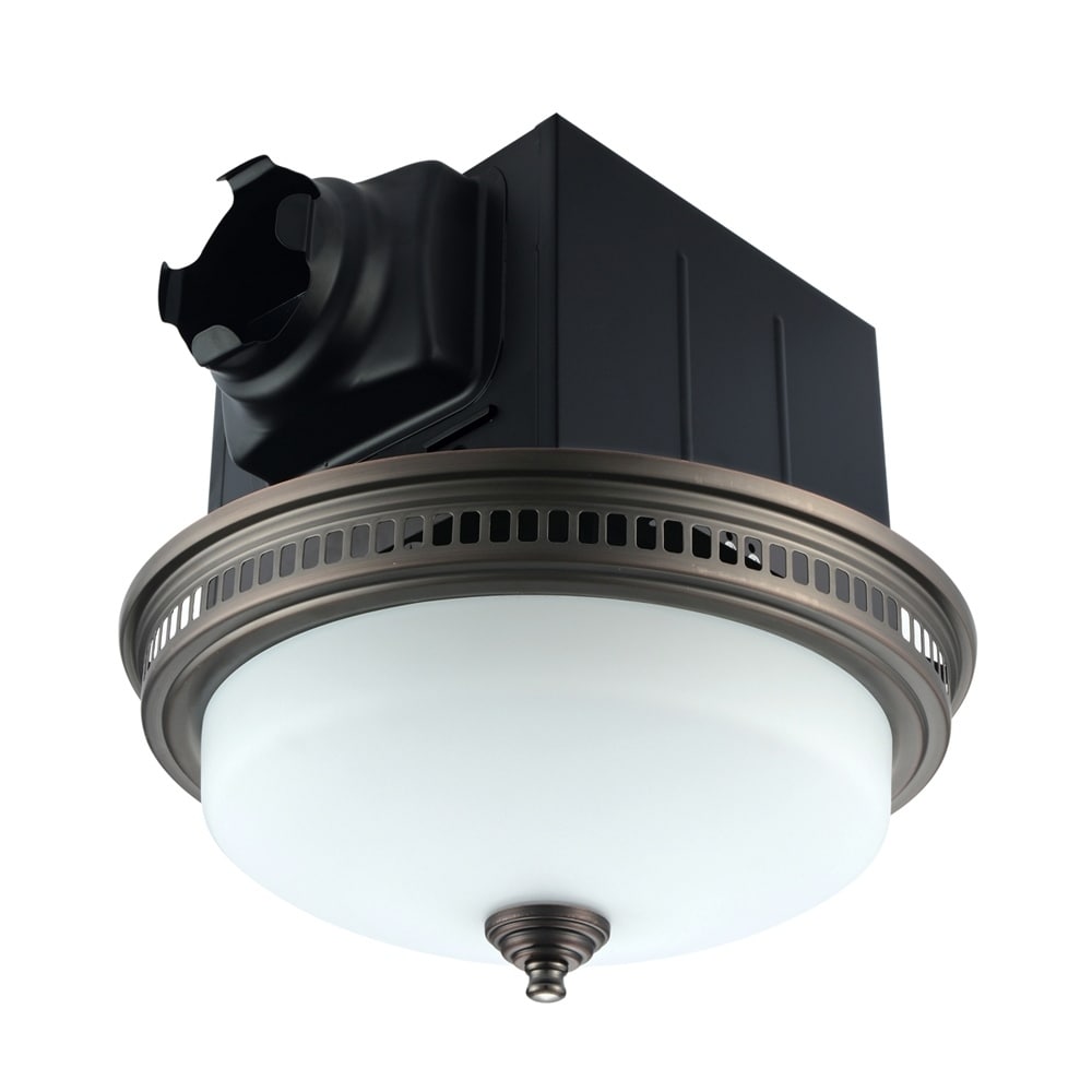 Shop 110 Cfm Ceiling Exhaust Bathroom Fan With Light And