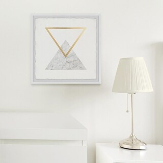 Silver Orchid The Aether Triangle' Framed Painting Print - Bed Bath ...