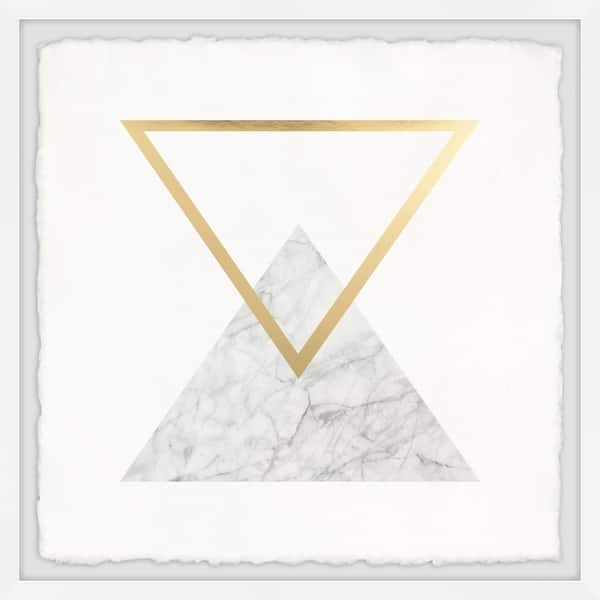 Silver Orchid The Aether Triangle' Framed Painting Print - Bed Bath ...