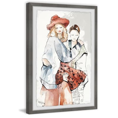 'The Stylish One' Framed Painting Print