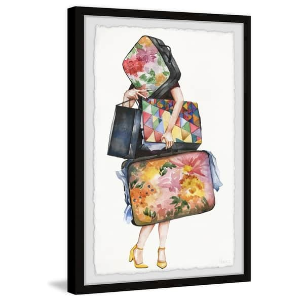 'Excess Baggage' Framed Painting Print - Bed Bath & Beyond - 30242887