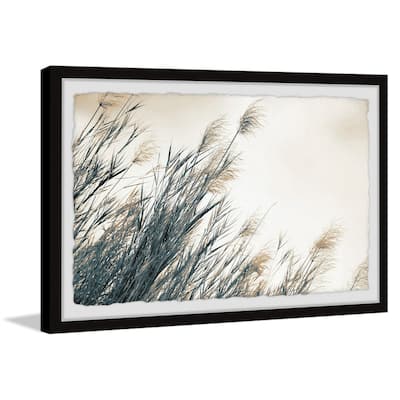 'Feathered Leaves' Framed Painting Print