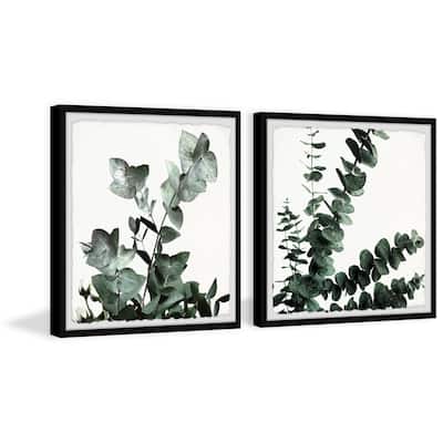 Gum Tree Foliage Diptych