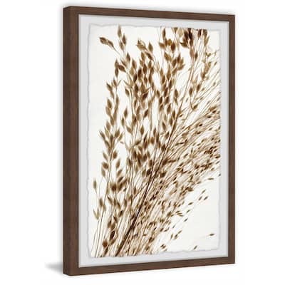 'Dried Leaves' Framed Painting Print