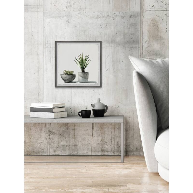 The Gray Barn 'Spiky Succulent' Framed Painting Print
