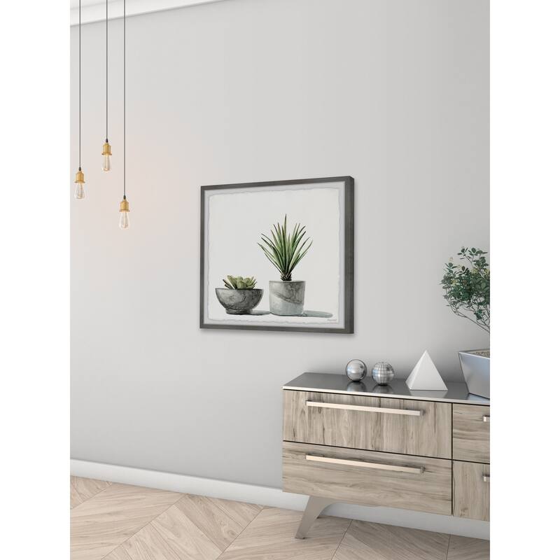 The Gray Barn 'Spiky Succulent' Framed Painting Print