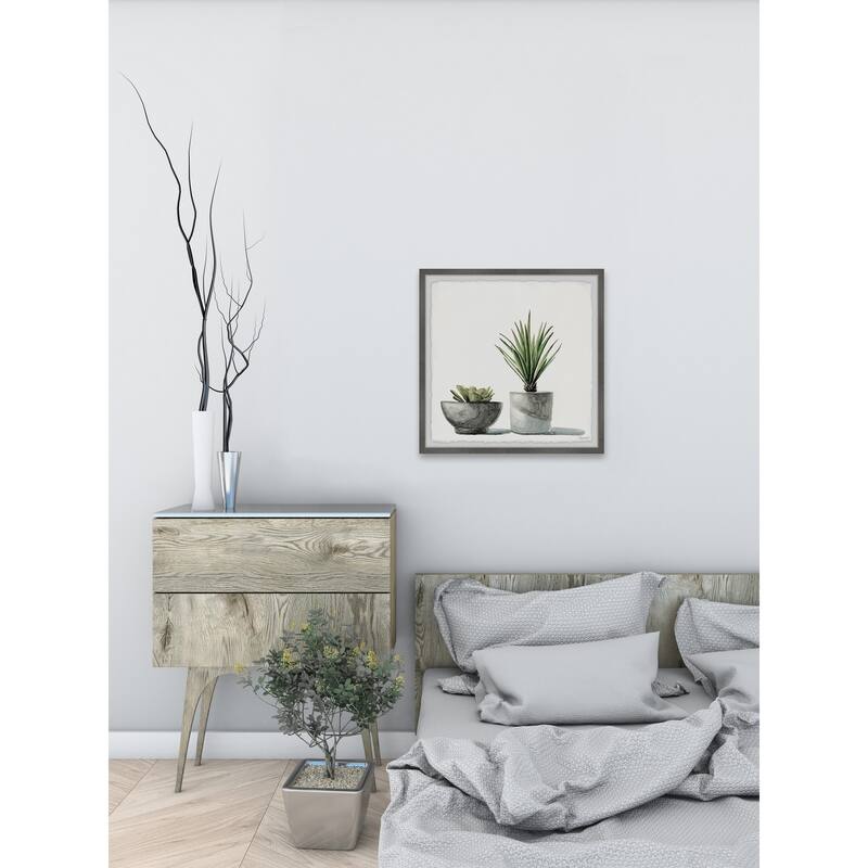 The Gray Barn 'Spiky Succulent' Framed Painting Print