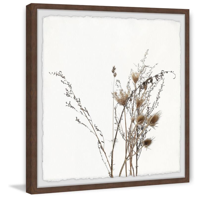 'Rustic Flowers II' Framed Painting Print