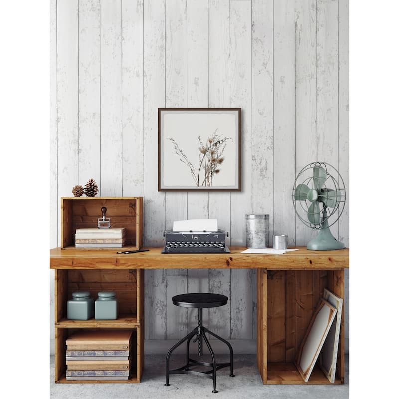 'Rustic Flowers II' Framed Painting Print