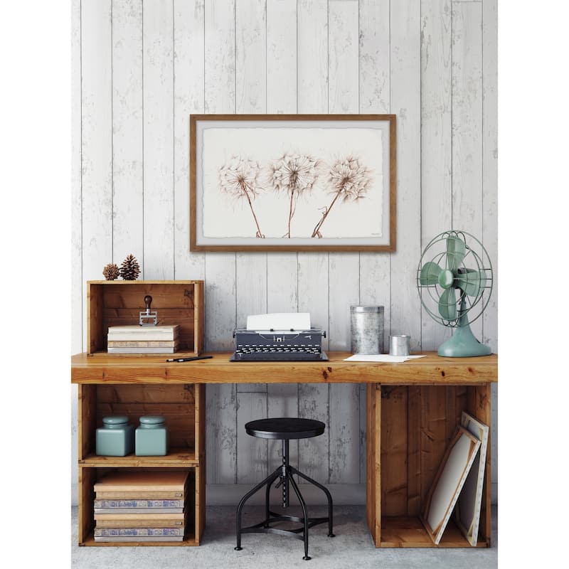 Copper Grove Dandelion Trio II Framed Painting Print