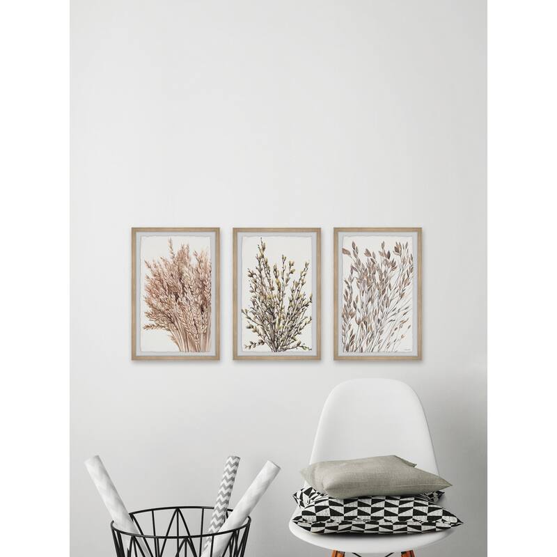 Dried Wheat Triptych