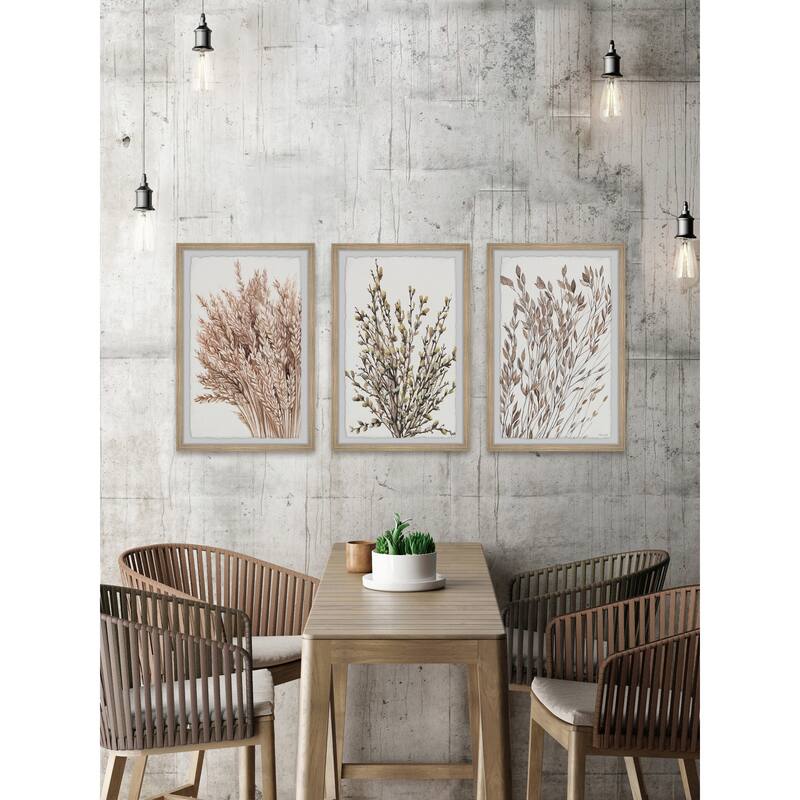 Dried Wheat Triptych