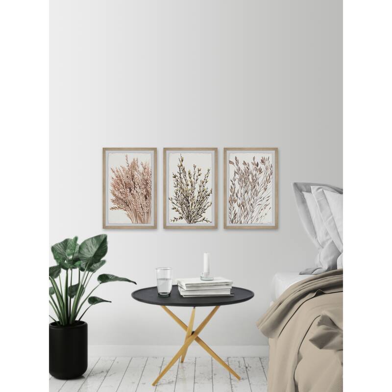 Dried Wheat Triptych