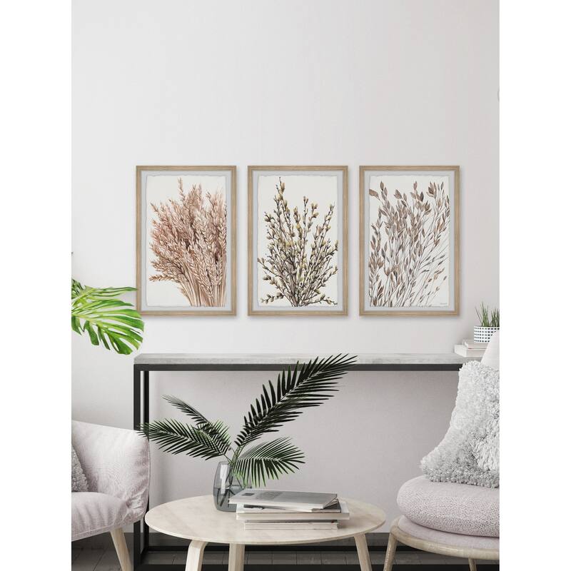 Dried Wheat Triptych