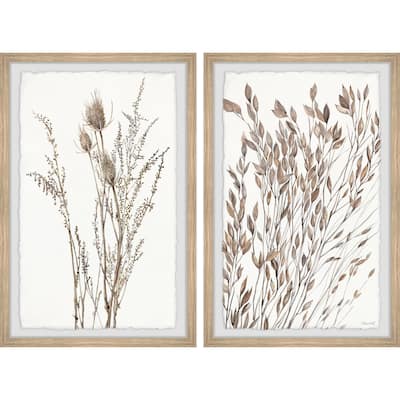 Tiny Leaves Diptych