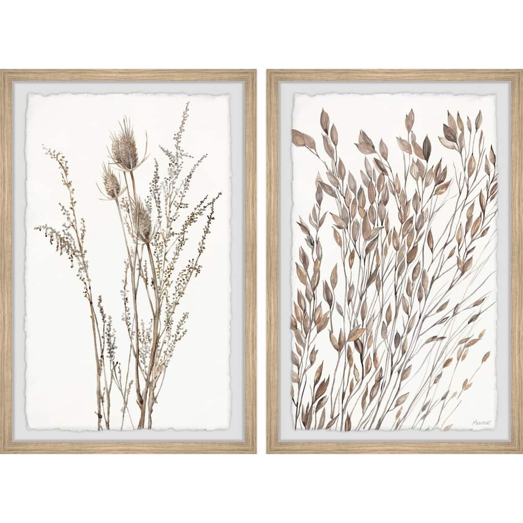 Tiny Leaves Diptych