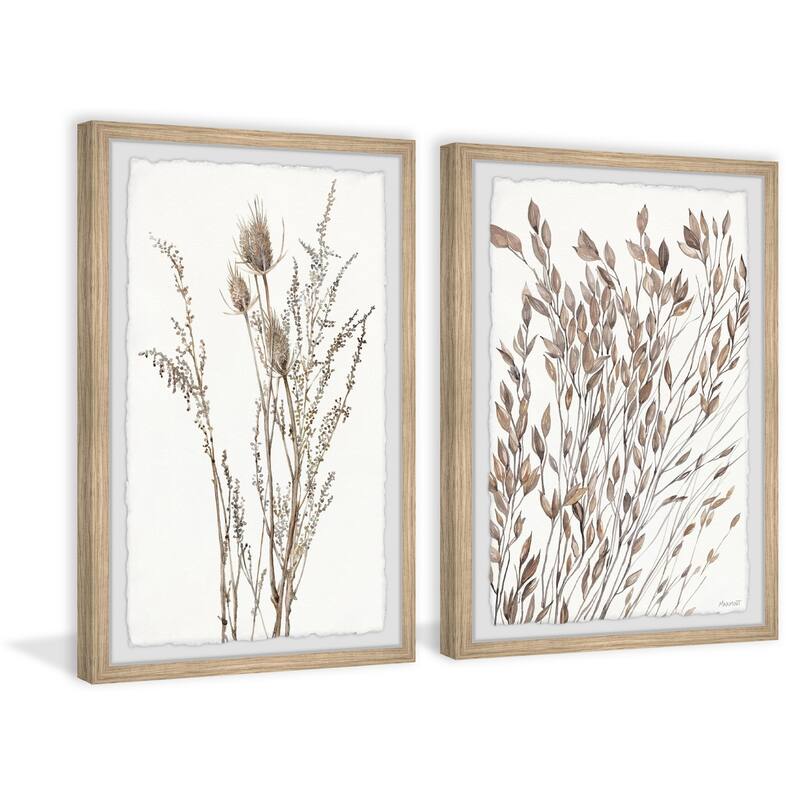 Tiny Leaves Diptych