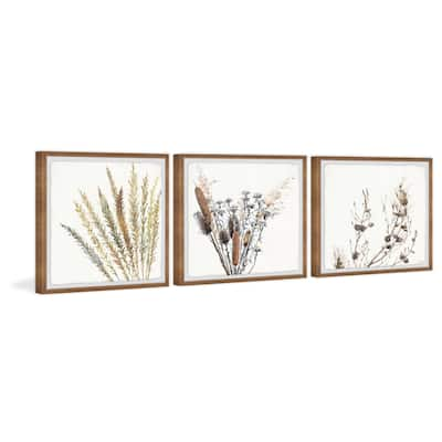 Wild Grasses Triptych