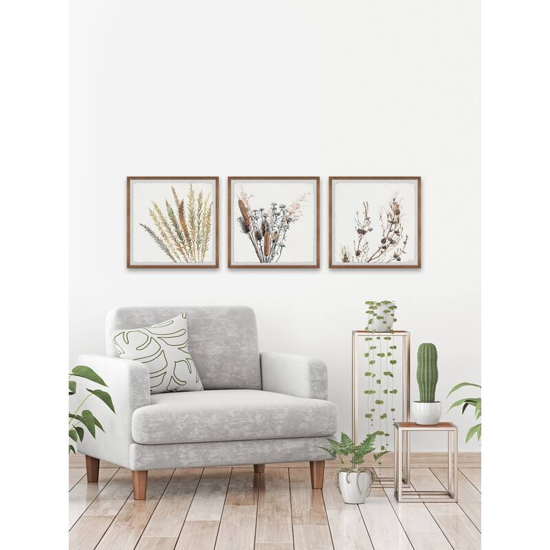 Wild Grasses Triptych