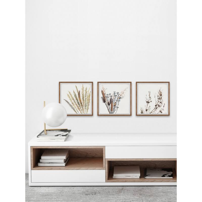 Wild Grasses Triptych