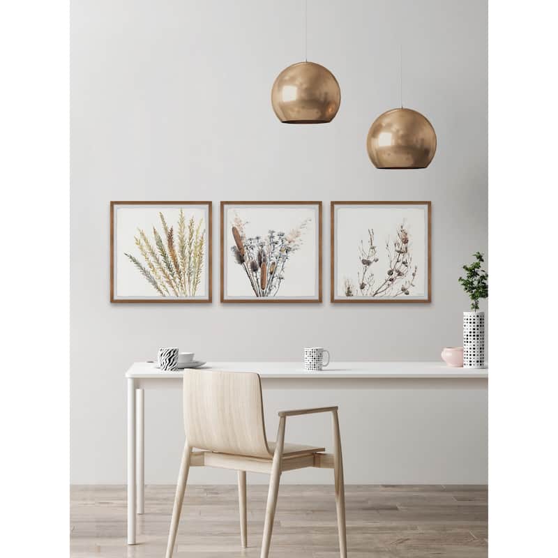Wild Grasses Triptych