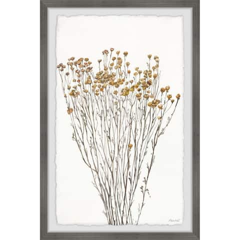 Gracewood Hollow Flowering Branches Framed Painting Print