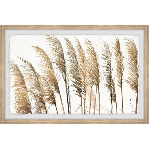 'Wild Grasses' Framed Painting Print Bed Bath & Beyond 30243369
