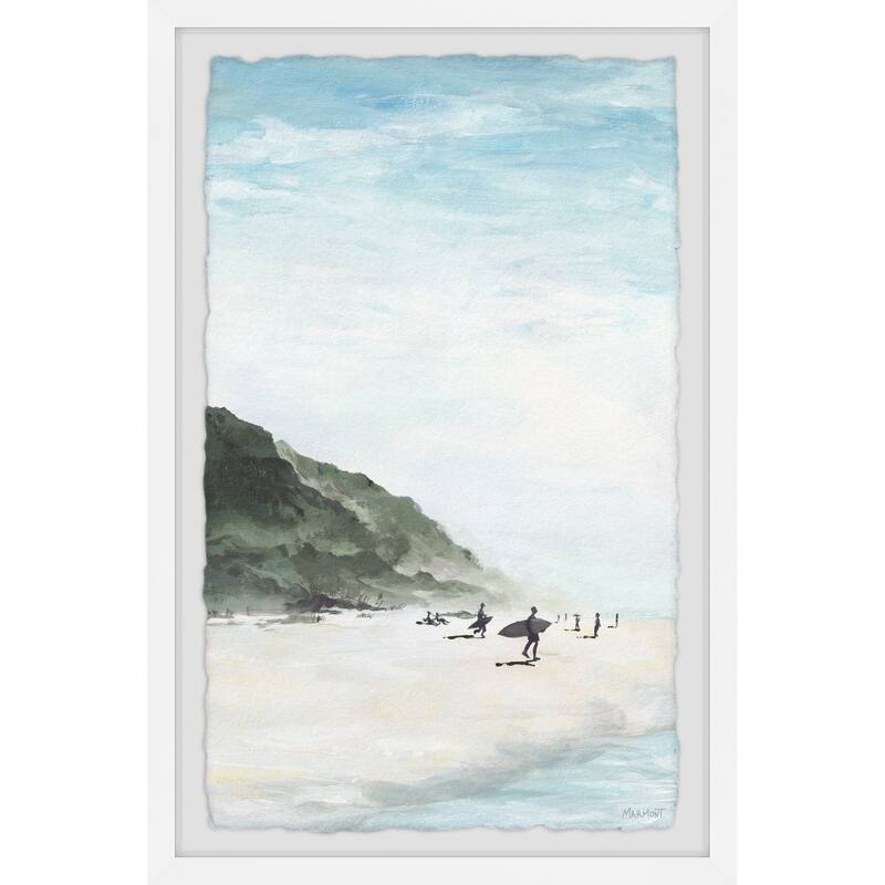 'Surfer's Hideaway' Framed Painting Print