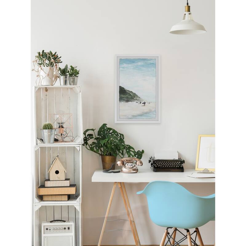 'Surfer's Hideaway' Framed Painting Print