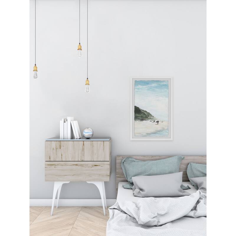'Surfer's Hideaway' Framed Painting Print