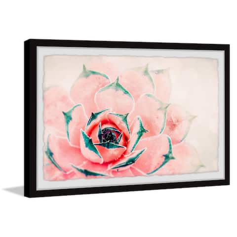 Carson Carrington Bright Pink Cactus' Framed Painting Print
