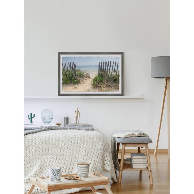 Beach Entrance' Framed Painting Print