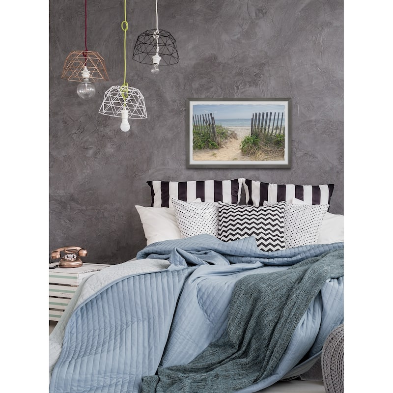 Beach Entrance' Framed Painting Print