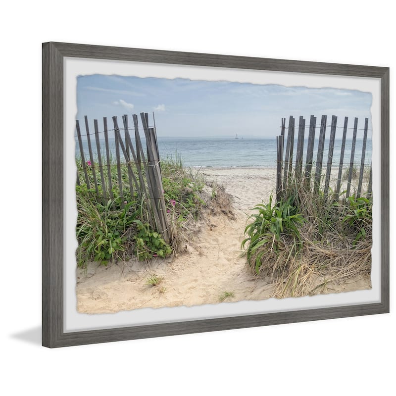 Beach Entrance' Framed Painting Print